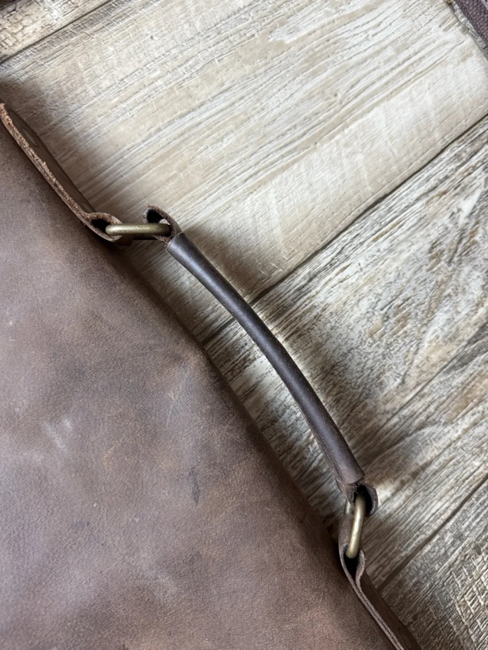 Classic Brown Leather Laptop, Office Bag for Men